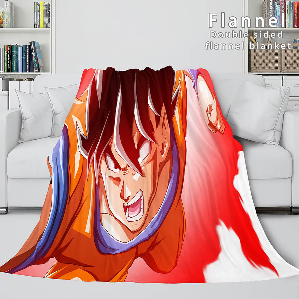 Dragon Ball Cosplay Flannel Blanket Throw Wrap (Online Order Only)