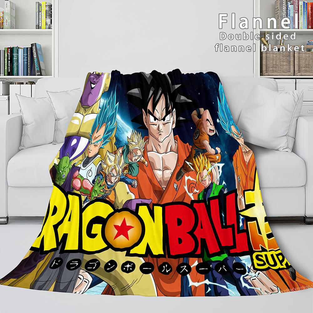Dragon Ball Cosplay Flannel Blanket Throw Wrap (Online Order Only)
