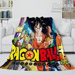 Dragon Ball Cosplay Flannel Blanket Throw Wrap (Online Order Only)