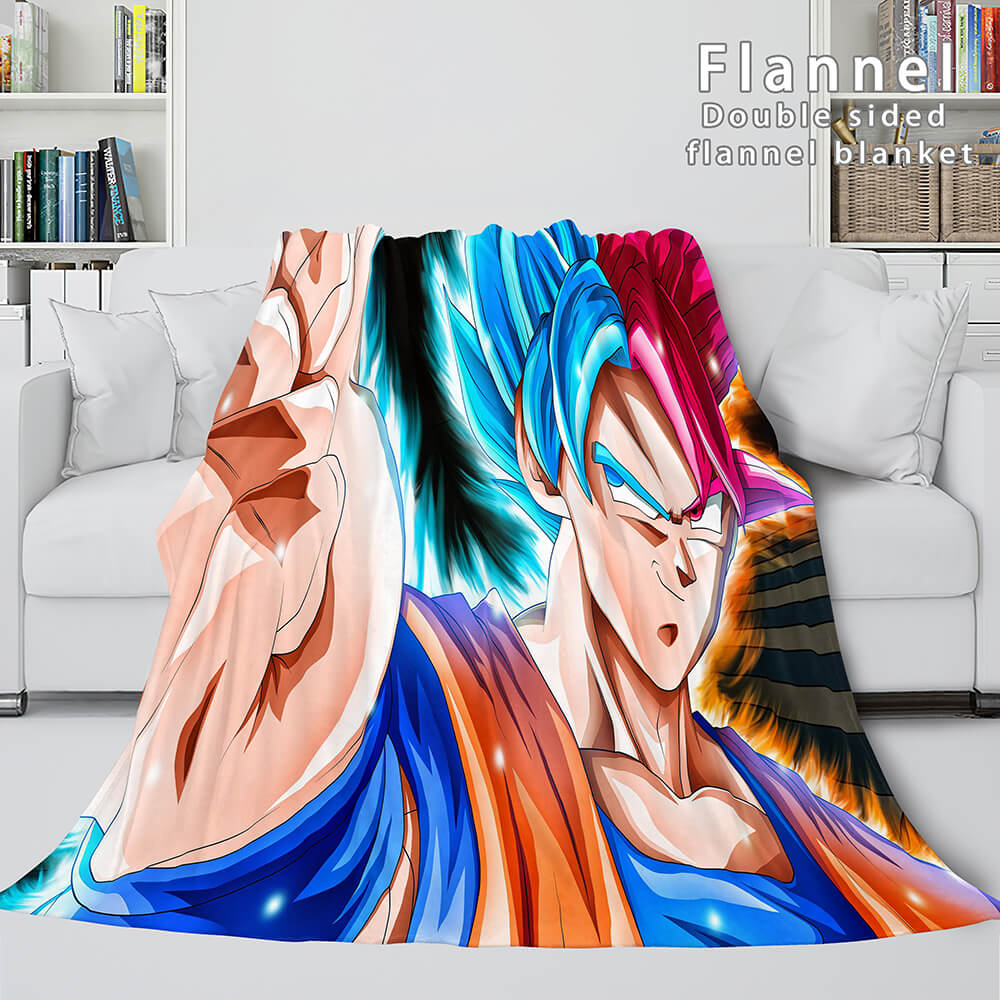Dragon Ball Cosplay Flannel Blanket Throw Wrap (Online Order Only)