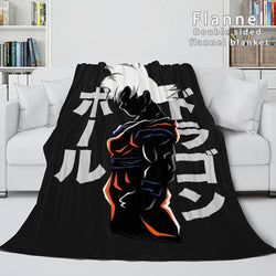 Dragon Ball Cosplay Flannel Blanket Throw Wrap (Online Order Only)