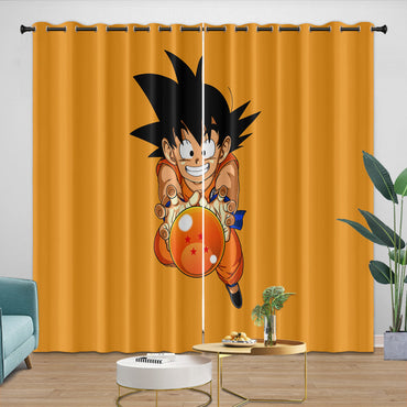 Dragon Ball Curtains Blackout Window Kids Room Drapes (ONLINE ORDER ONLY)