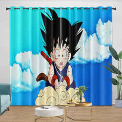 Dragon Ball Curtains Blackout Window Kids Room Drapes (ONLINE ORDER ONLY)