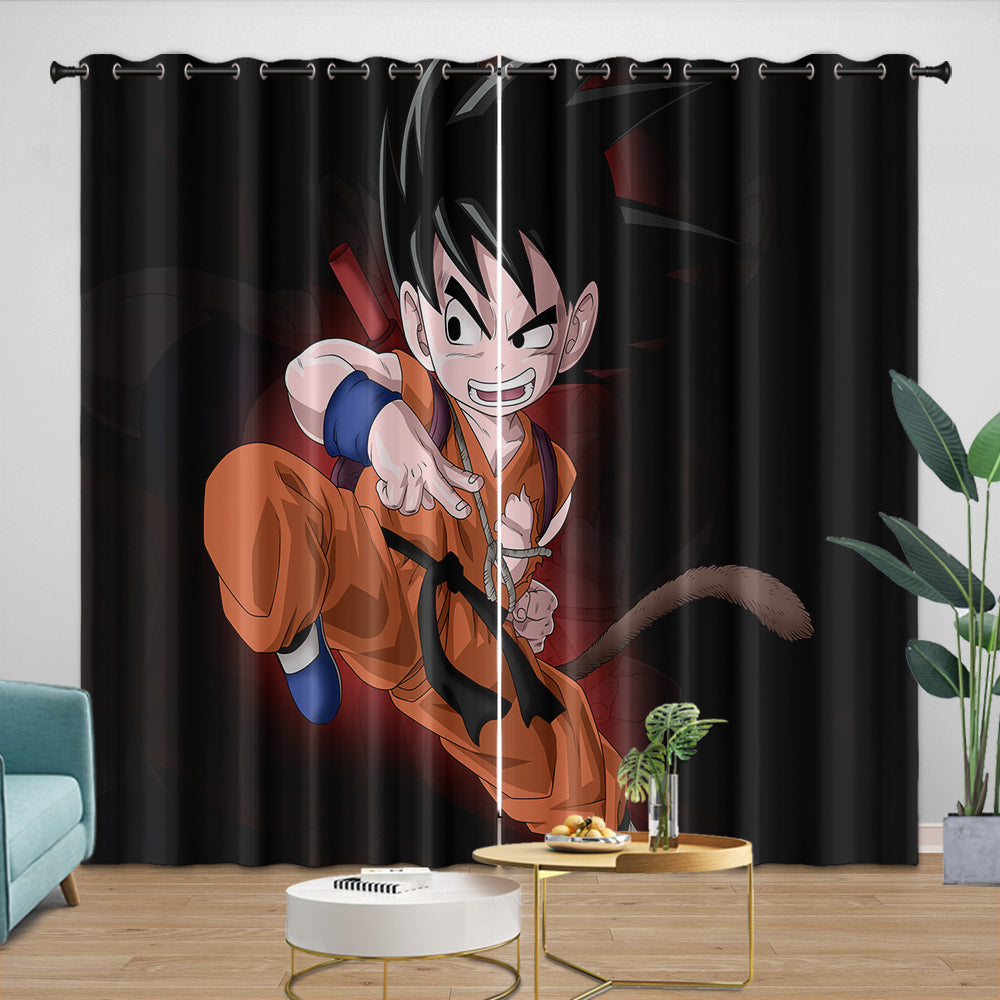 Dragon Ball Curtains Blackout Window Kids Room Drapes (ONLINE ORDER ONLY)