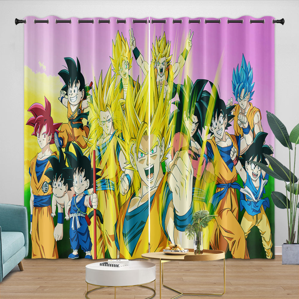 Dragon Ball Curtains Blackout Window Pattern Drapes Room Decoration (ONLINE ORDER ONLY)