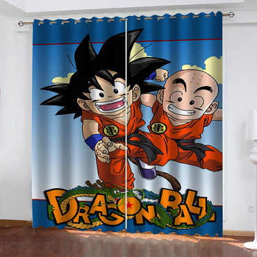 Dragon Ball Curtains Blackout Window Treatments Drapes for Room Decor (Online Order Only)