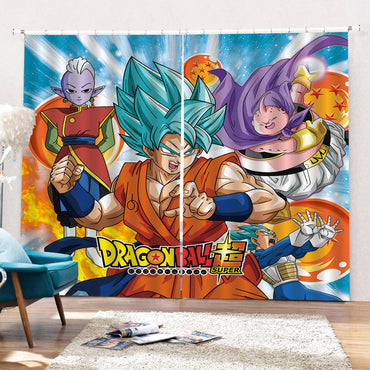 Dragon Ball Curtains Cosplay Blackout Window Drapes for Room Decoration (Online Order Only)