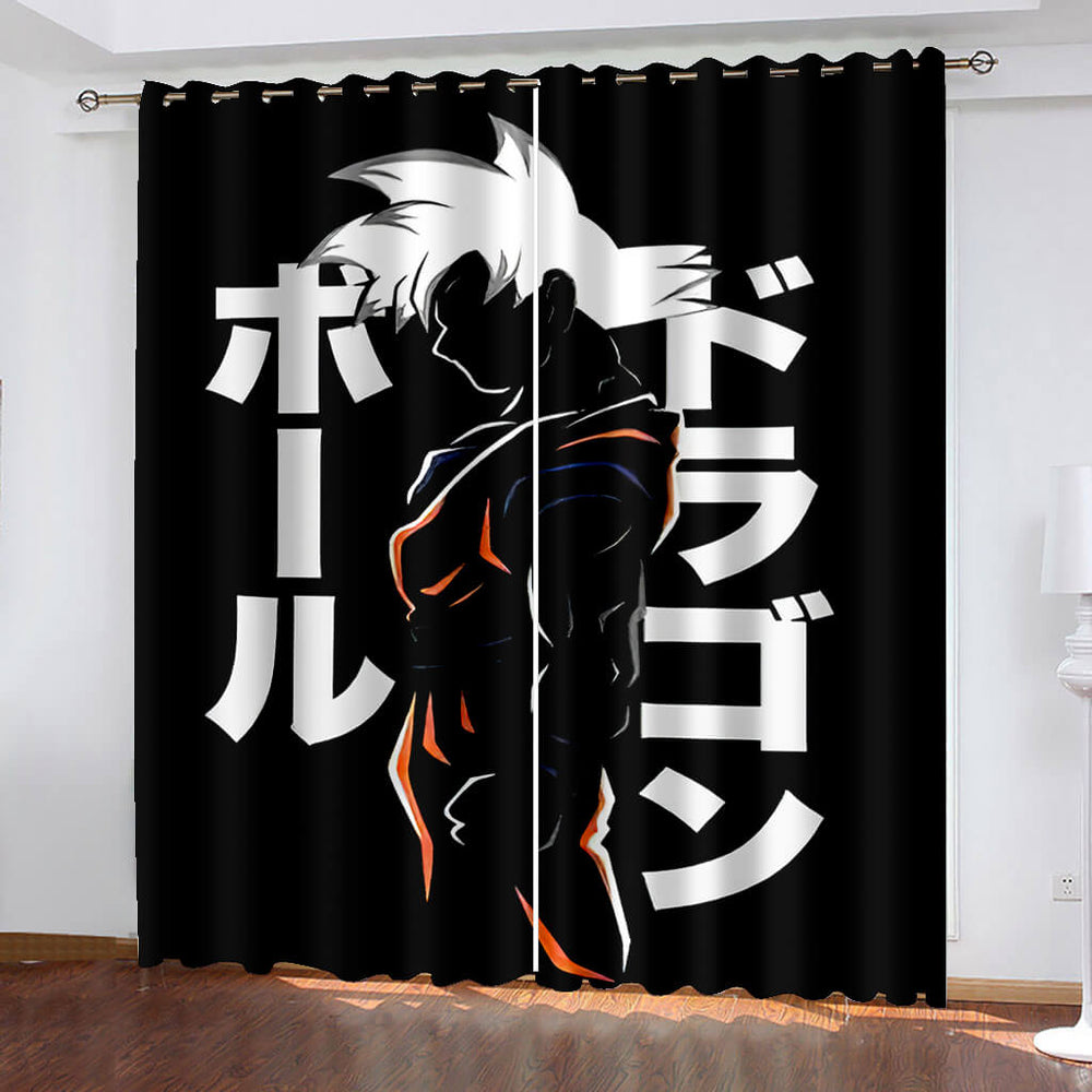 Dragon Ball Curtains Cosplay Blackout Window Treatments Drapes for Room Decoration (Online Order Only)