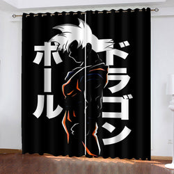 Dragon Ball Curtains Cosplay Blackout Window Treatments Drapes for Room Decoration (Online Order Only)