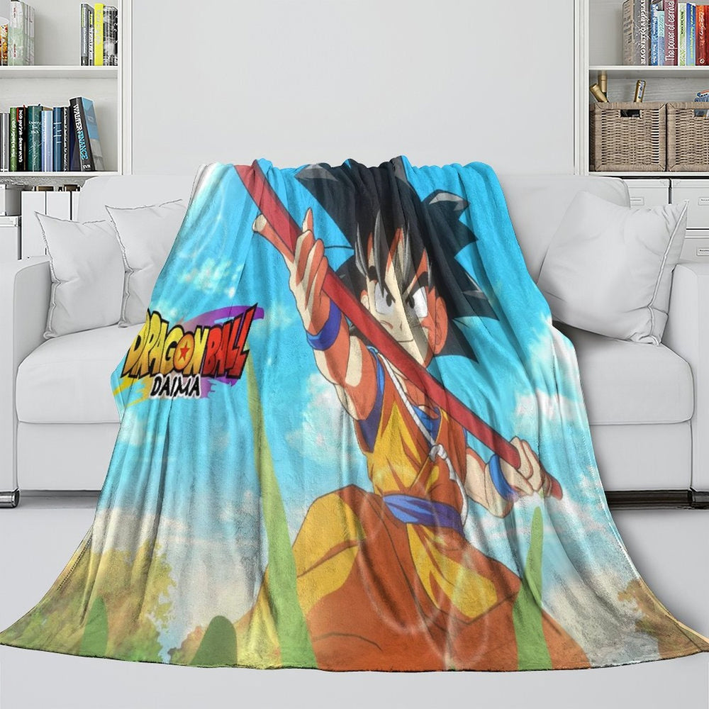 Dragon Ball DAIMA Blanket Flannel Pattern Throw Room Decoration (ONLINE ORDER ONLY)