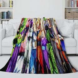 Dragon Ball FighterZ Blanket Flannel Fleece Throw Room Decoration (Online Order Only)