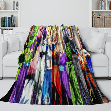 Dragon Ball FighterZ Blanket Flannel Fleece Throw Room Decoration (Online Order Only)