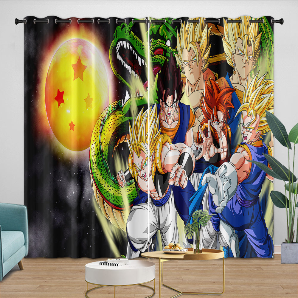 Dragon Ball GT Curtains Blackout Window Drapes Room Decoration (ONLINE ORDER ONLY)