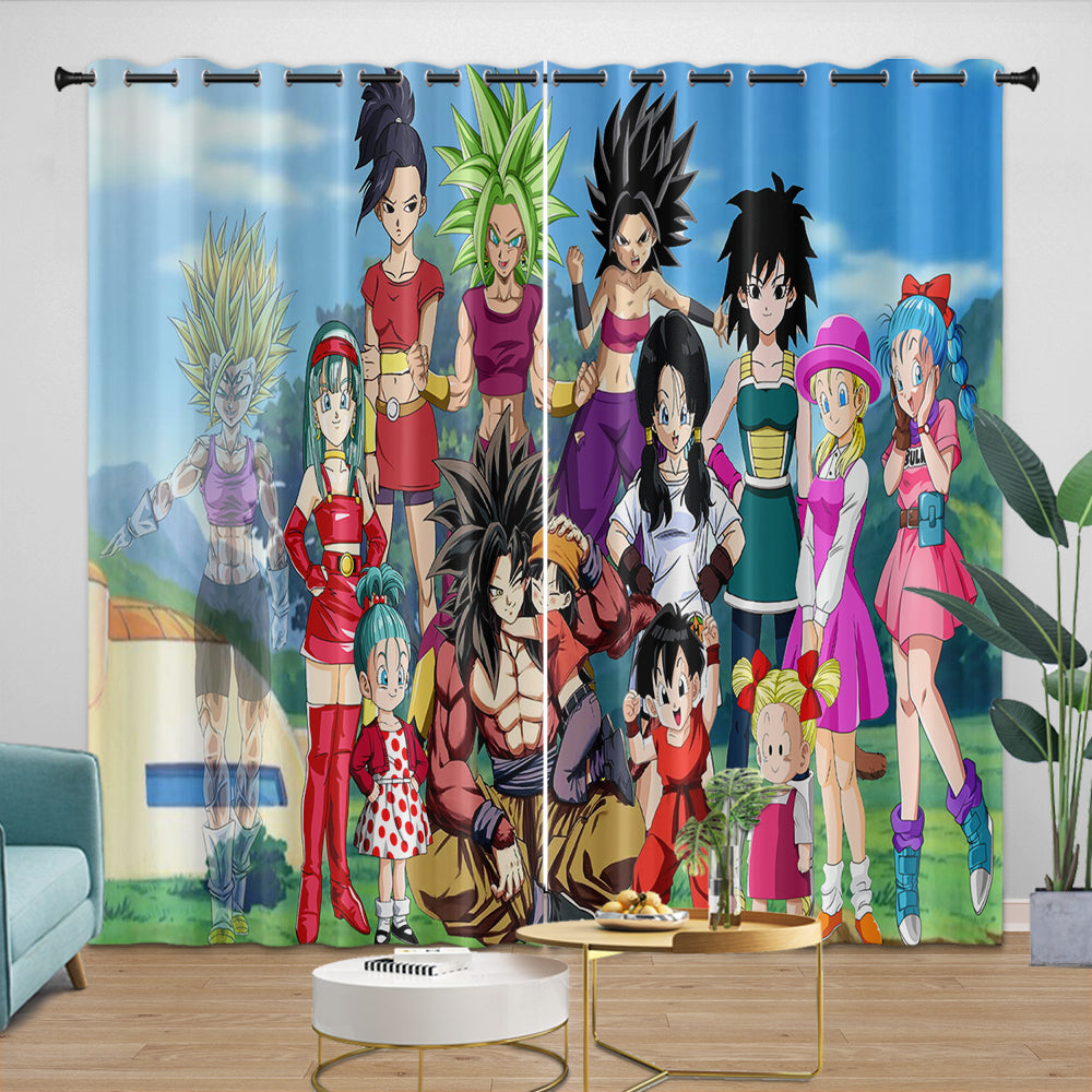Dragon Ball GT Curtains Blackout Window Drapes Room Decoration (ONLINE ORDER ONLY)