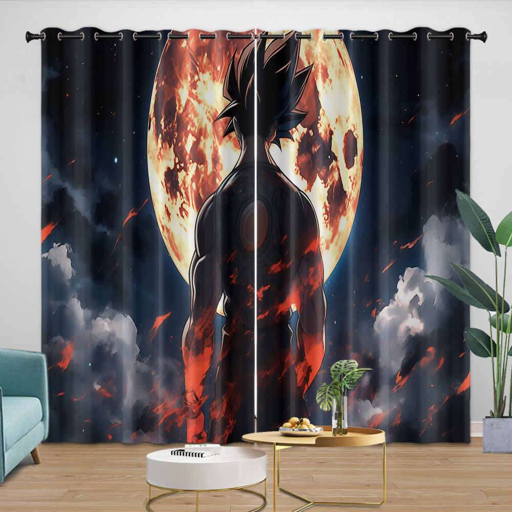 Dragon Ball GT Curtains Blackout Window Drapes Room Decoration (ONLINE ORDER ONLY)