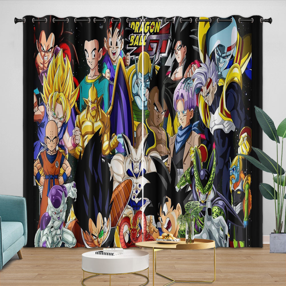 Dragon Ball GT Curtains Blackout Window Drapes Room Decoration (ONLINE ORDER ONLY)