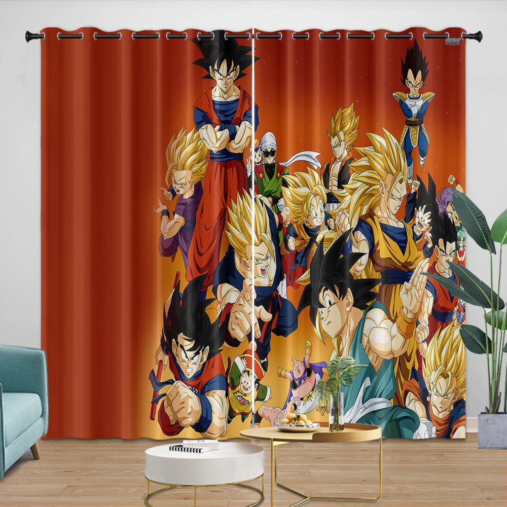 Dragon Ball KAI Curtains Blackout Window Drapes Room Decoration (ONLINE ORDER ONLY)