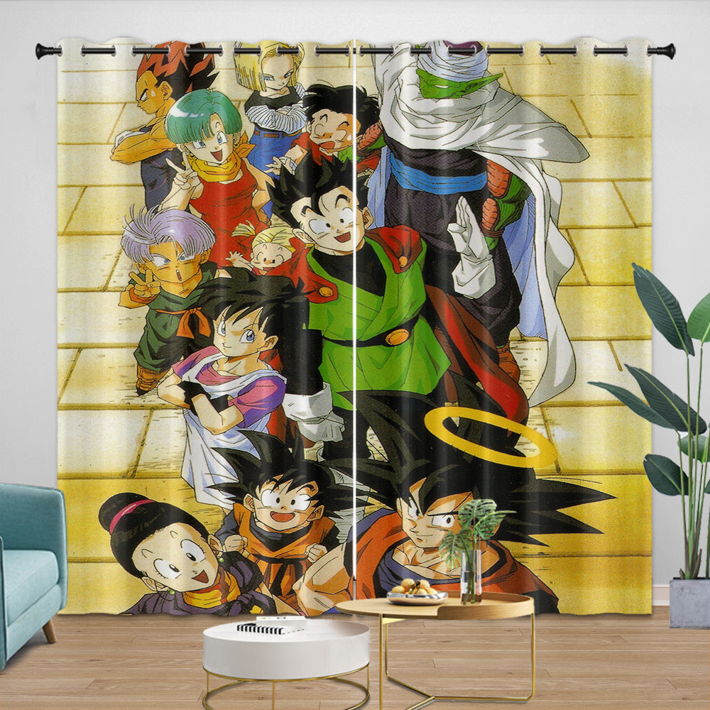 Dragon Ball KAI Curtains Blackout Window Kids Room Drapes (ONLINE ORDER ONLY)