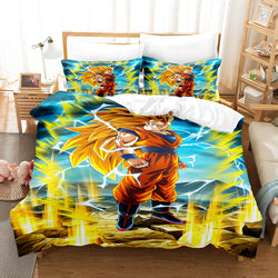 Dragon Ball Son Goku Kakarotto Bedding Set Quilt Cover Without Filler (Online Order Only)