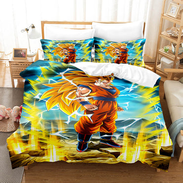 Dragon Ball Son Goku Kakarotto Bedding Set Quilt Cover Without Filler (Online Order Only)