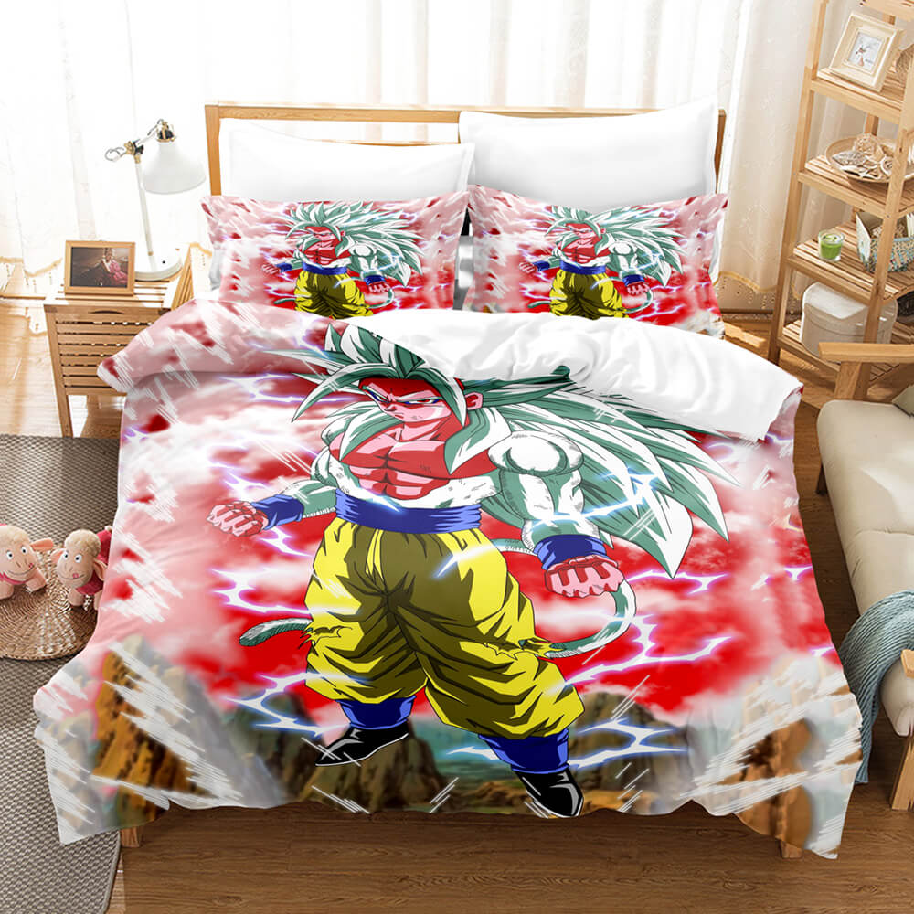 Dragon Ball Son Goku Kakarotto Bedding Set Quilt Cover Without Filler (Online Order Only)