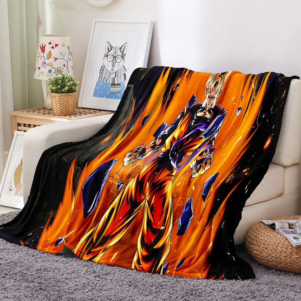 Dragon Ball Super Blanket Flannel Throw Room Decoration (Online Order Only)