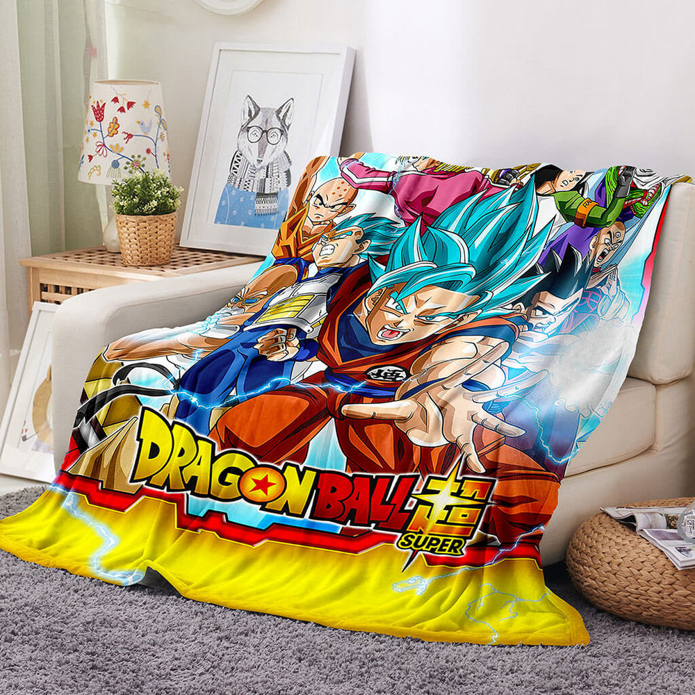 Dragon Ball Super Blanket Flannel Throw Room Decoration (Online Order Only)