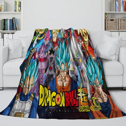 Dragon Ball Super Blanket Flannel Throw Room Decoration (ONLINE ORDER ONLY)