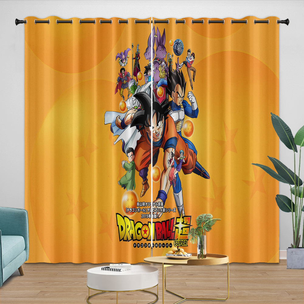 Dragon Ball Super Curtains Blackout Window Drapes Room Decoration (ONLINE ORDER ONLY)