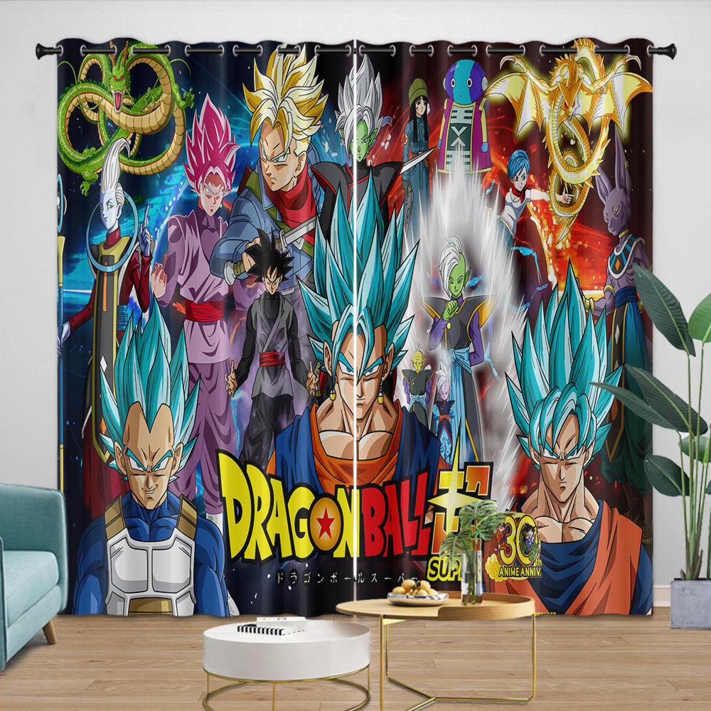Dragon Ball Super Curtains Blackout Window Drapes Room Decoration (ONLINE ORDER ONLY)