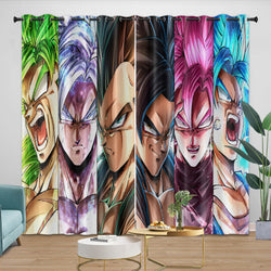 Dragon Ball Super Curtains Blackout Window Kids Room Drapes (ONLINE ORDER ONLY)