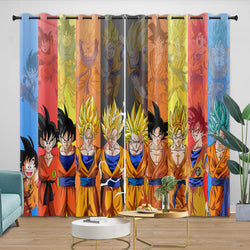 Dragon Ball Super Curtains Blackout Window Kids Room Drapes (ONLINE ORDER ONLY)