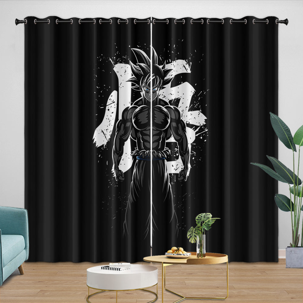 Dragon Ball Super Curtains Blackout Window Kids Room Drapes (ONLINE ORDER ONLY)