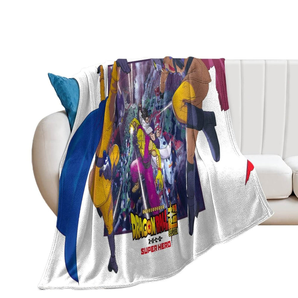 Dragon Ball Super Super Hero Blanket Pattern Flannel Throw Room Decoration (Online Order Only)