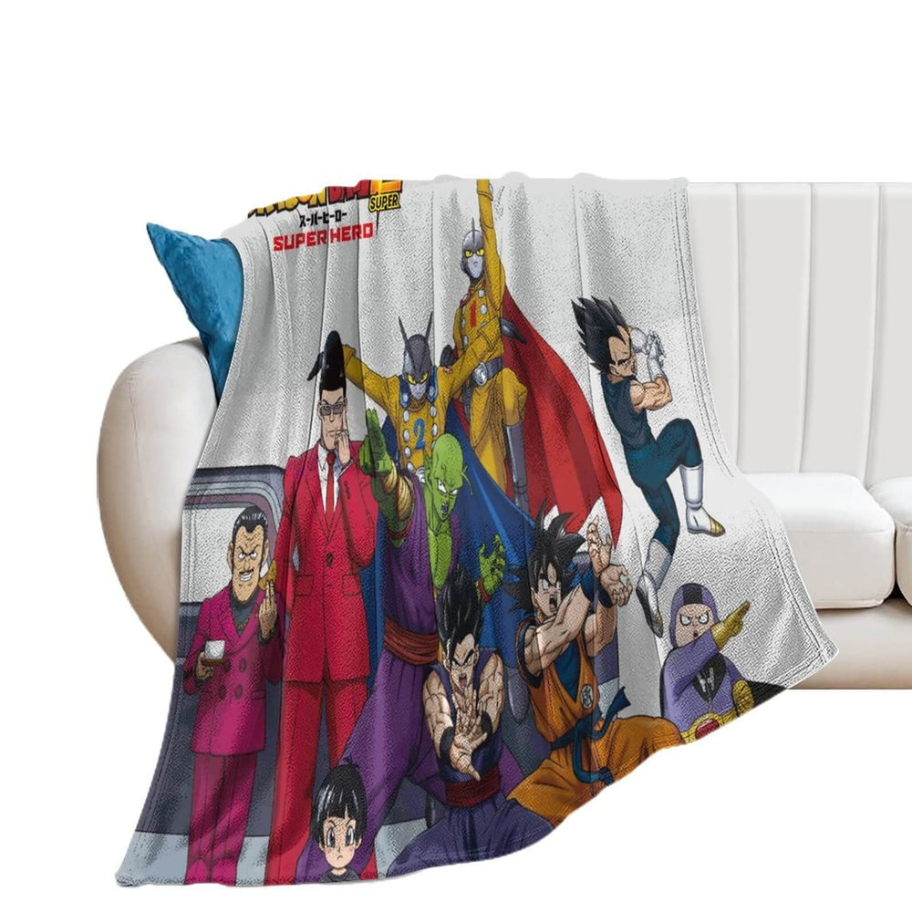 Dragon Ball Super Super Hero Blanket Pattern Flannel Throw Room Decoration (Online Order Only)