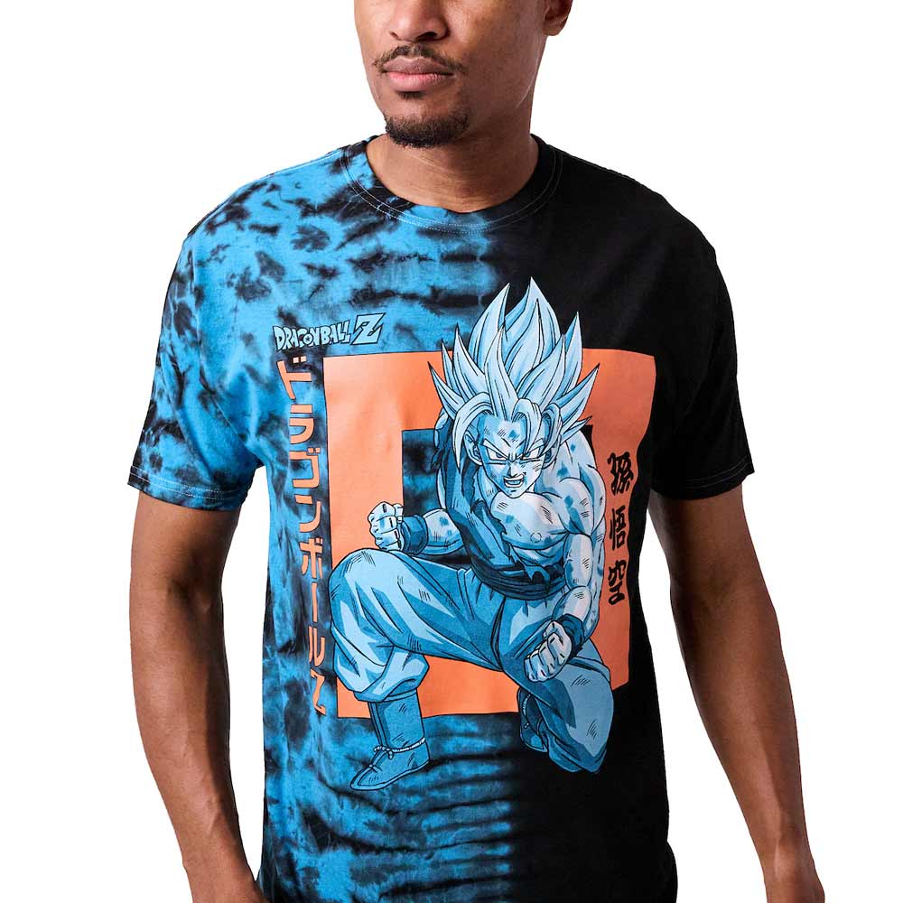 Dragon Ball Z Goku Kanji Adult Blue-Green Short Sleeve T-Shirt (ONLINE ORDER ONLY)
