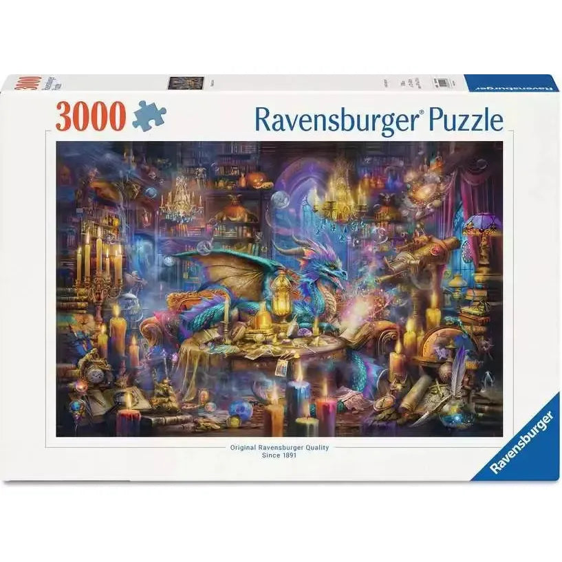 Dragon's Library 3000 Piece Jigsaw Puzzle Ravensburger