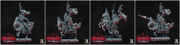 3D Printed Archvillain Games Bloodright Red Reign - Dread Hussars 28mm 32mm D&D (Online Only)