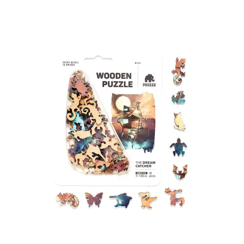 Dream Catcher 40 Piece Mini Wooden Jigsaw Puzzle Geek Toys (ONLINE ORDER ONLY)