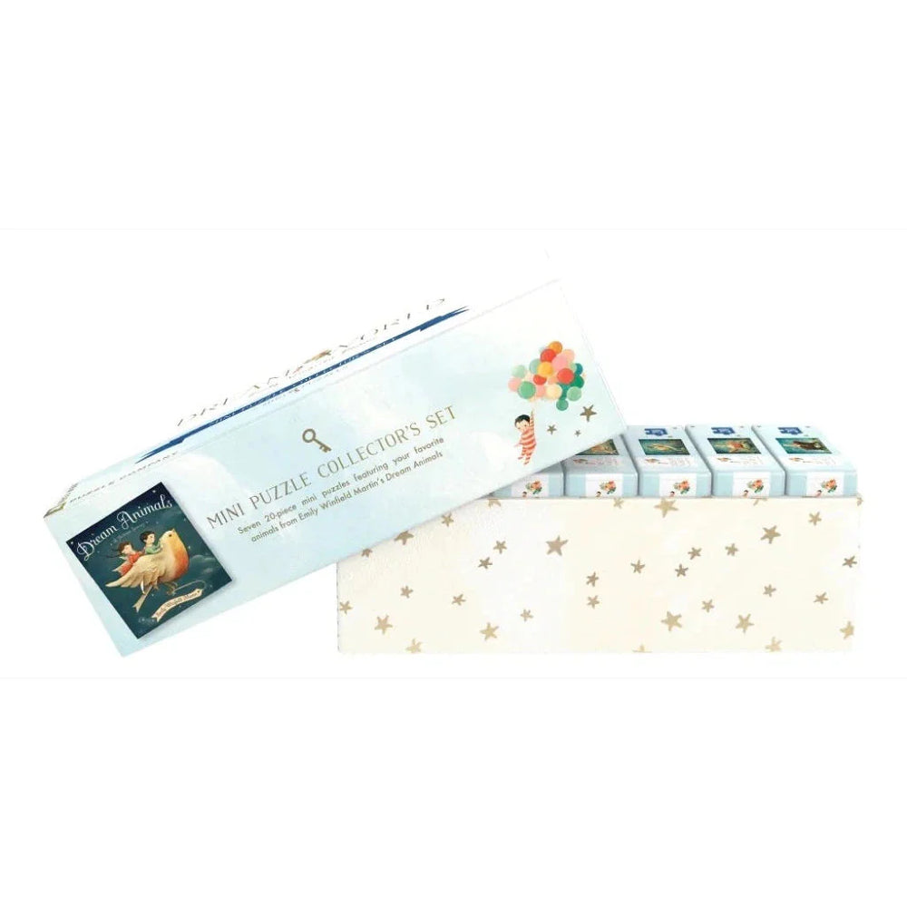 Dream World Collector's Set of 7 Animal 20 Piece Mini Jigsaw Puzzles NYPC (ONLINE ORDER ONLY)