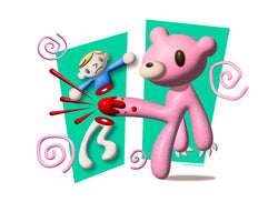 BunnyBaum - Dreamcast Gloomy - Framed Giclee - Gloomy Bear Exhibition (ONLINE ORDER ONLY)