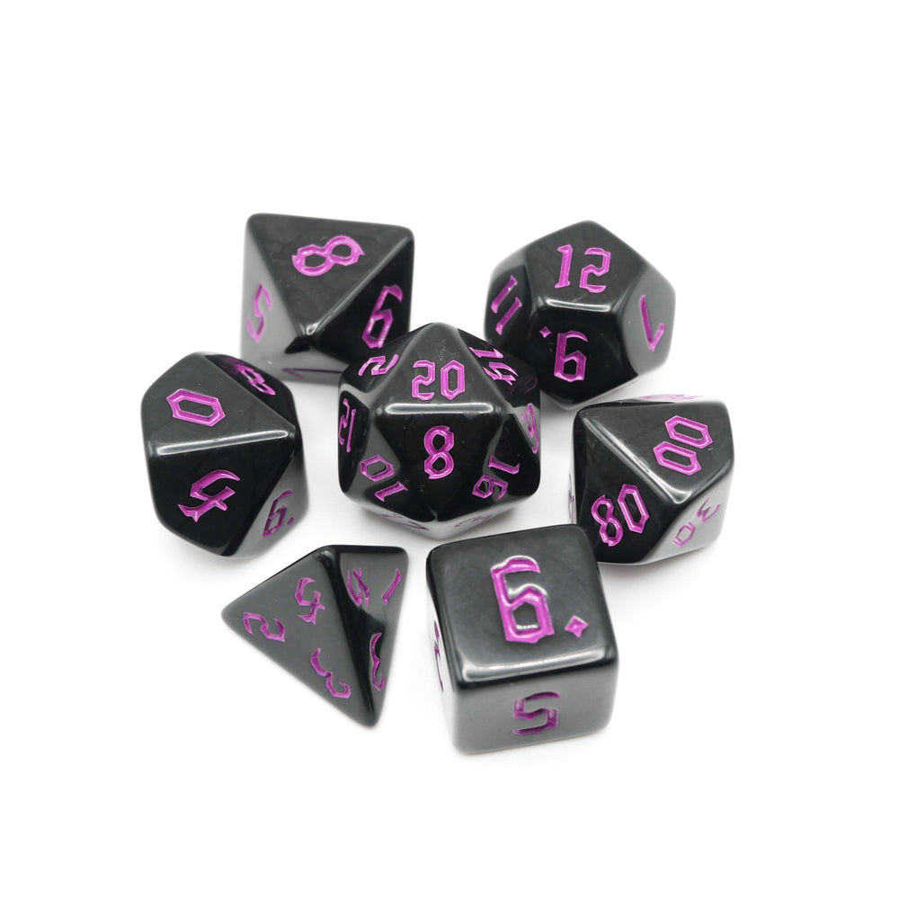 Dream - 7 Piece DnD Dice Set | Acrylic RPG Gaming Dice (ONLINE ORDER ONLY)