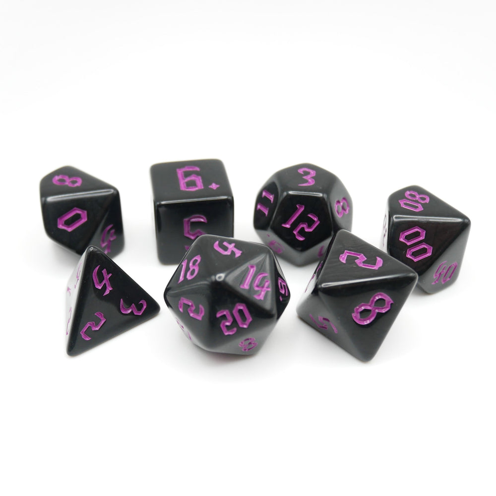 Dream - 7 Piece DnD Dice Set | Acrylic RPG Gaming Dice (ONLINE ORDER ONLY)