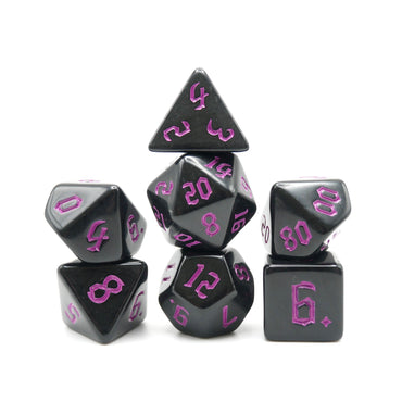 Dream - 7 Piece DnD Dice Set | Acrylic RPG Gaming Dice (ONLINE ORDER ONLY)