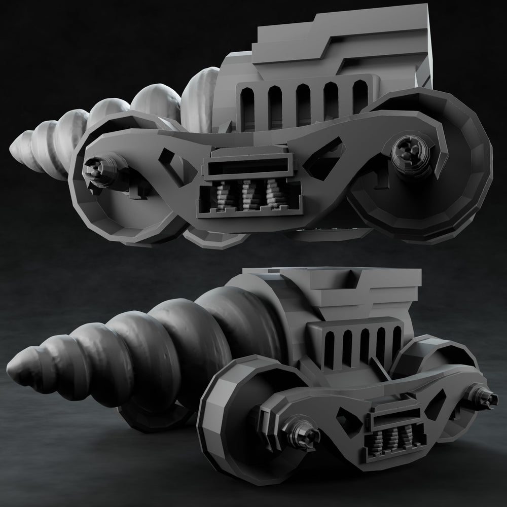 3D Printed Nafarrate Drill Machine Space Orcs 28mm 32mm D&D (Online Only)