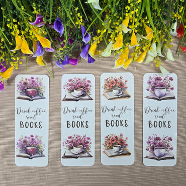 Drink Coffee and Read Books Bookmark (ONLINE ORDER ONLY)