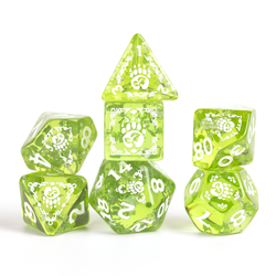 D&D Adventure Dice Set - Druid Edition | Green 15pc Collection (ONLINE ORDER ONLY)