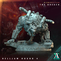 3D Printed Archvillain Games Demonstar The Breach - Helljaw Hound 28mm 32mm D&D (Online Only)