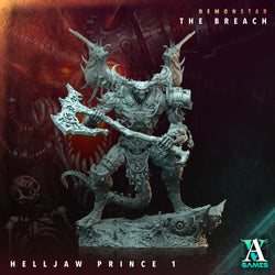 3D Printed Archvillain Games Demonstar The Breach - Helljaw Prince 28mm 32mm D&D (Online Only)