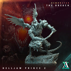 3D Printed Archvillain Games Demonstar The Breach - Helljaw Prince 28mm 32mm D&D (Online Only)